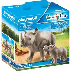 Nosorožec s mláďaťom