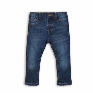 Nohavice chlapčenské džínsové s elastanom, Minoti, REAL 4, modrá - 86/92 | 18-24m