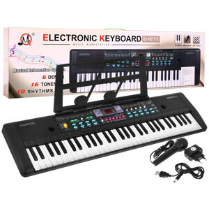 Keyboard 61-klavesový s mikrofónom RAMIZ MQ-605UFB