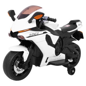 Motorka R1 Superbike elektrická pre deti - biela
