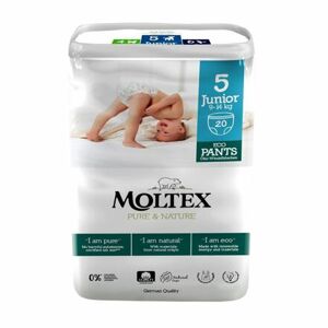 Moltex Pure & Nature naťahovacie plienkové nohavičky Junior 9-14 kg (20 ks)