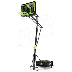 Basketbalová konštrukcia s doskou a košom Galaxy portable basketbal black edition Exit Toys oceľová prenosná nastaviteľná výška