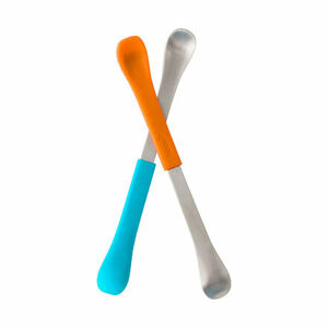 Boon - SWAP - Obojstranná lyžička 2ks modro-oranžová