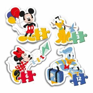 Puzzle 3+6+9+12 dielikov My first puzzle - Mickey Mouse