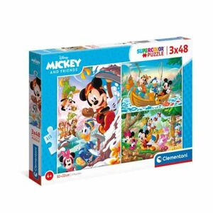 Puzzle 3x48 dielikov - Mickey Mouse