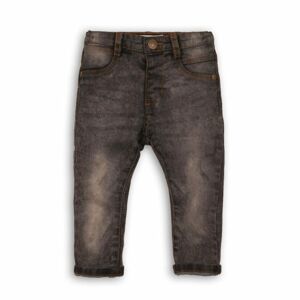Nohavice chlapčenské džínsové s elastanom, Minoti, RANGER 6, černá - 92/98 | 2/3let