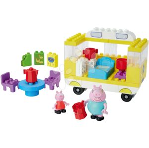 Stavebnica Peppa Pig Campervan PlayBig Bloxx BIG auto karavan s výbavou a 2 postavičky 52 dielov od 1,5-5 rokov