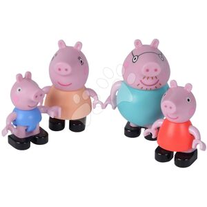 Stavebnica Peppa Pig Peppa's Family PlayBig Bloxx Big rodinka so 4 postavičkami od 1,5-5 rokov