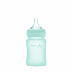 Everyday Baby fľaša sklo odolnejšie proti rozbitiu 150 ml Mint Green