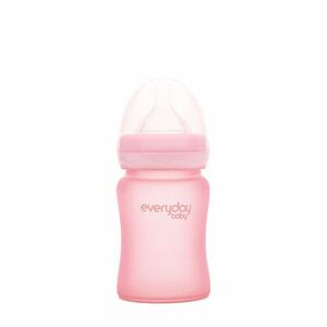 Everyday Baby fľaša sklo odolnejšie proti rozbitiu 150 ml Rose Pink