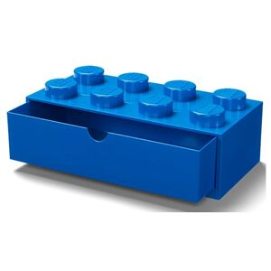 LEGO stolové box 8 so zásuvkou - modrá