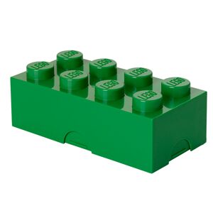 LEGO box na desiatu 100 x 200 x 75 - tmavo zelená