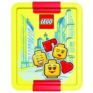 Lego Iconic Girl box na desiatu - žltá / červená