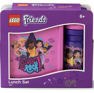 LEGO Friends Girls Rock desiatový set (fľašu a box) - fialová