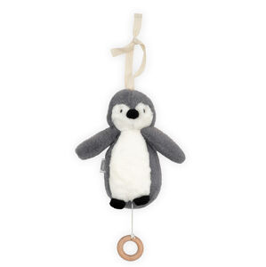 Jollein Závesný tučniak s hudbou Jolle - sivý