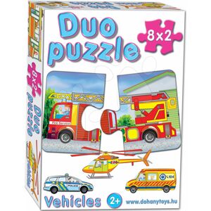Dohány baby puzzle 2-obrázkové Duo Dopravné prostriedky 638-2
