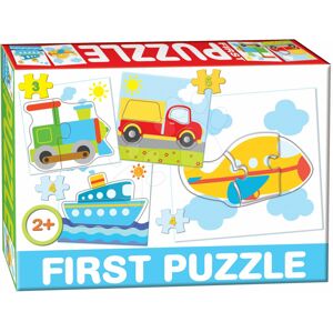 Dohány detské puzzle 4-obrázkové Baby First Dopravné prostriedky 639-3