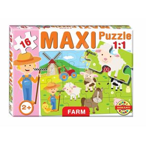 Dohány baby puzzle pre deti Maxi Farma 16 dielikov 640-4