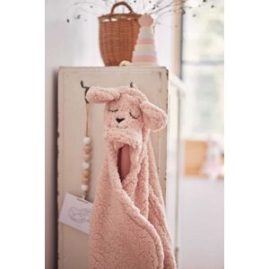 Detská Wrap deka Bunny Jollein 100x105cm  - pink