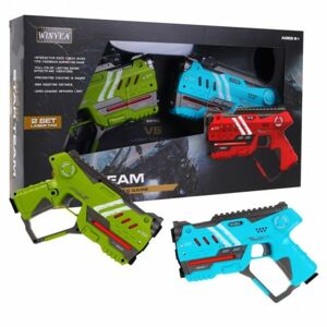 RAMIZ Laserové zbrane LASER TAG 7008 -zelená/modrá