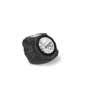 Solárna lampa 12,6 x 14,4 x 10 cm - imitácia prírodného kameňa - GARDEN LINE - SOL9901