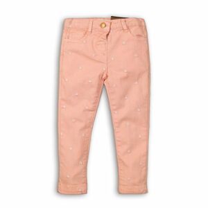 Nohavice dievčenské s elastanom, Minoti, Secret 11, růžová - 68/80 | 6-12m