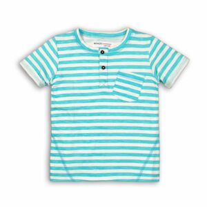 Tričko chlapčenské s krátkym rukávom, Minoti, Eco 7, modrá - 80/86 | 12-18m