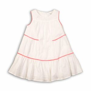 Šaty dievčenské bavlnené, Minoti, Hut 1, bílá - 68/80 | 6-12m