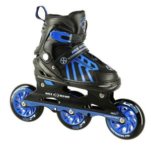 Kolieskové korčule NILS Extreme NA18812 - modré Veľkosť: L(39-43)
