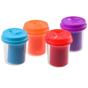 Jokomisiada Plastová hmota 4 farebné poháre ZA4440
