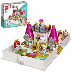 LEGO® I Disney Princess™ 43193 Ariel, Kráska, Popoluška a Tiana a ich rozprávková kniha dobrodružs