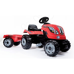 Smoby detský traktor RX Bull 33045 červený