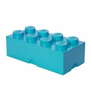LEGO úložný box 8 - azúrová