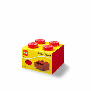 LEGO stolové box 4 so zásuvkou - červená
