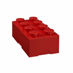 LEGO box na desiatu červená