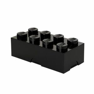 LEGO box na desiatu - čierna
