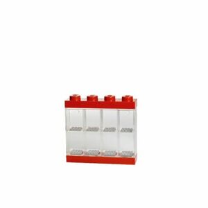 LEGO zberateľská skrinka na 8 minifigúrok - červená