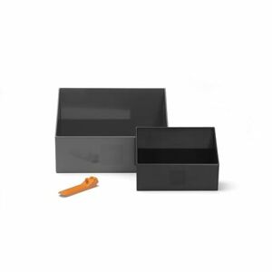 LEGO naběrač na kostičky - šedá/černá, set 2 ks