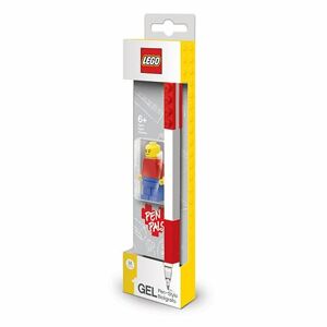 LEGO Gélové pero s minifigúrkou, červené - 1 ks