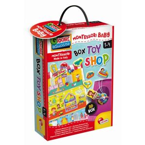 Lisciani MONTESSORI BABY BOX TOY SHOP - Vkladačka hračky