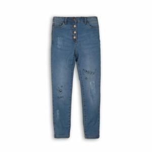 Nohavice dievčenské džínsové s elastanom, Minoti, Wilderness 7, modrá - 140/146 | 10/11let