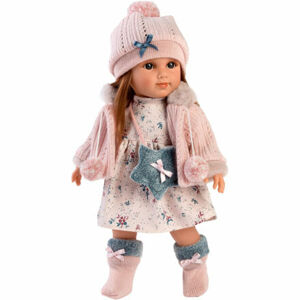 Llorens 53534 NICOLE - realistická bábika s celovinylovým telom - 35 cm