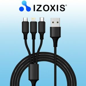 Nabíjací kábel USB 3w1 Izoxis 22194
