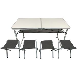 Enero Turistický camping set stôl a 4 stoličky - 1001593