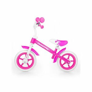 Milly Mally Detské odrážadlo koleso Dragon s brzdou pink