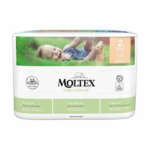 Moltex Plienky Pure & Nature Mini 3-6 kg (38 ks)
