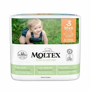 Moltex Plienky Pure & Nature Midi 4-9 kg (33 ks)