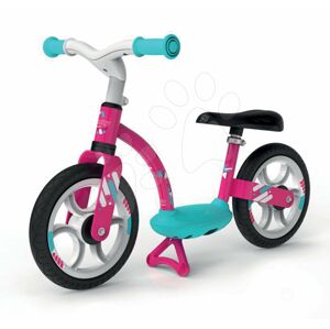 Smoby balančné odrážadlo Balance Bike Comfort Pink s kovovou konštrukciou a výškovo nastaviteľným sedadlom 770123