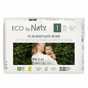 Eco by Naty Plienky Newborn 2-5 kg (25 ks)