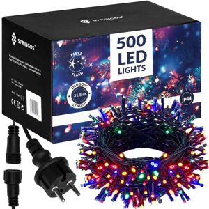Vianočné osvetlenie 500 LED 40 m SPRINGOS CL0529  - farebné